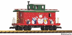 Piko 38978 - G - Gedeckte Güterwagen Loco North Pole Freight